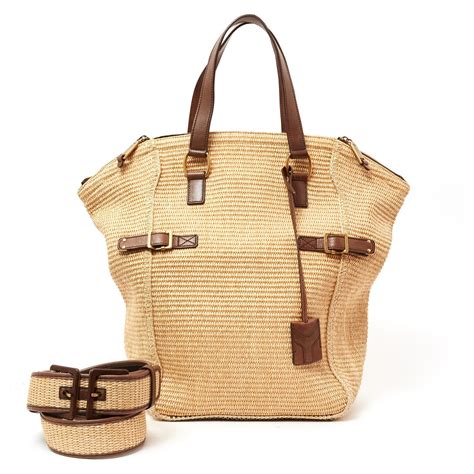 yves saint laurent tasche stroh